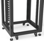 Gabinete para Telecomunicaciones Rack Estándar de 19", 42UR, 600 mm Ancho x 600 mm Profundidad. Fabricado en Acero, Se envía el Gabinete Armado. LP606042UR2-AD-12-l