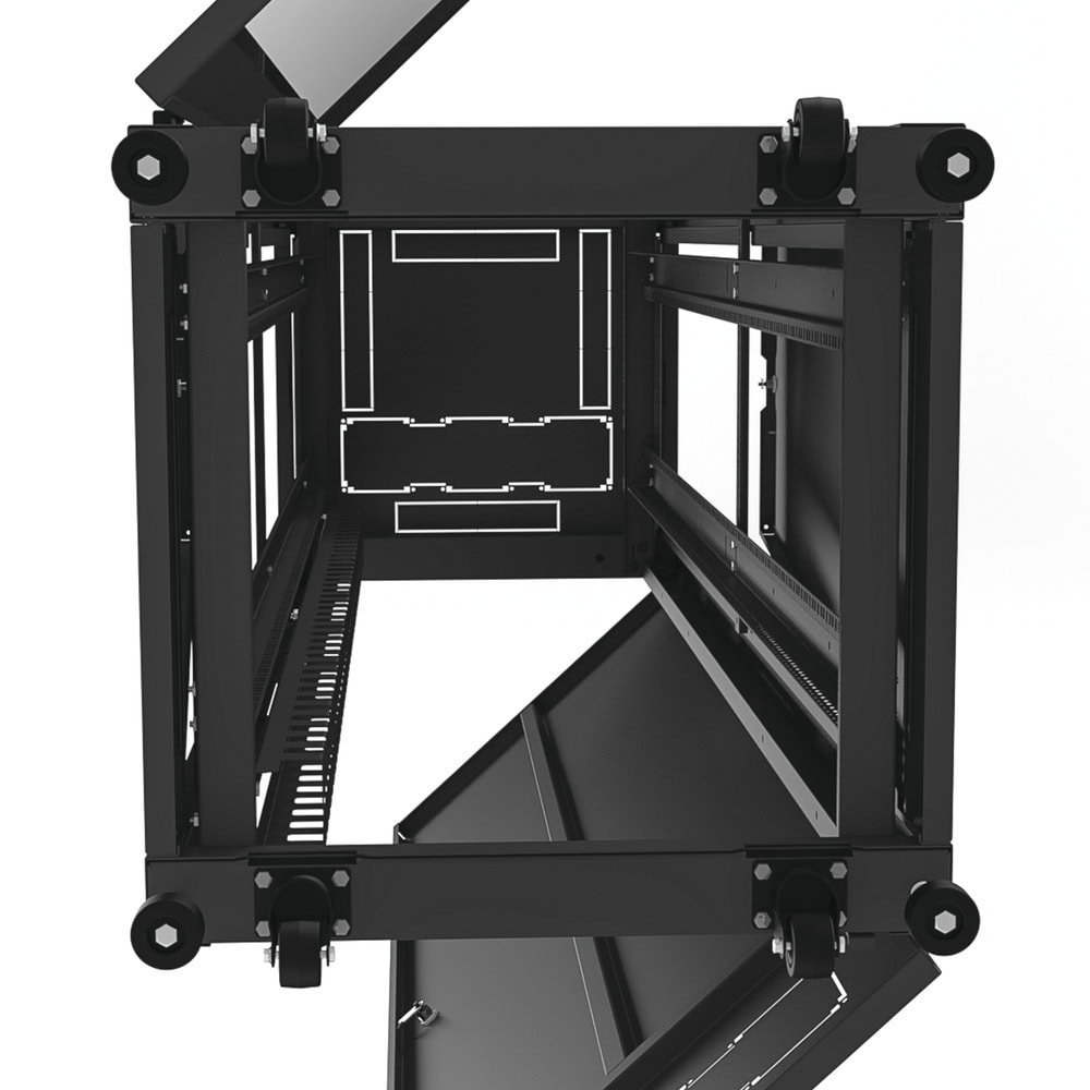 LP606042UR2-AD-6-l Gabinete para Telecomunicaciones Rack Estándar de 19", 42UR, 600 mm Ancho x 600 mm Profundidad. Fabricado en Acero, Se envía el Gabinete Armado. LP-6060-42U-R2 7