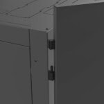 Gabinete para Telecomunicaciones Rack Estándar de 19", 42UR, 600 mm Ancho x 600 mm Profundidad. Fabricado en Acero, Se envía el Gabinete Armado. LP606042UR2-AD-7-l