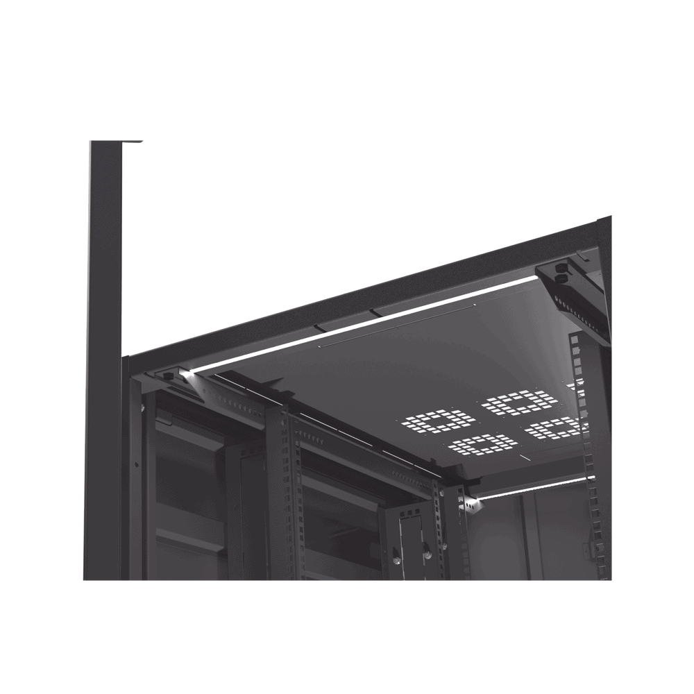 LP8010042UR2-AD-7-l Gabinete para Telecomunicaciones Rack Estándar de 19", 42UR, 800 mm Ancho x 1000 mm Profundidad. Fabricado en Acero, Se envía el Gabinete Armado. LP-80100-42UR2 8