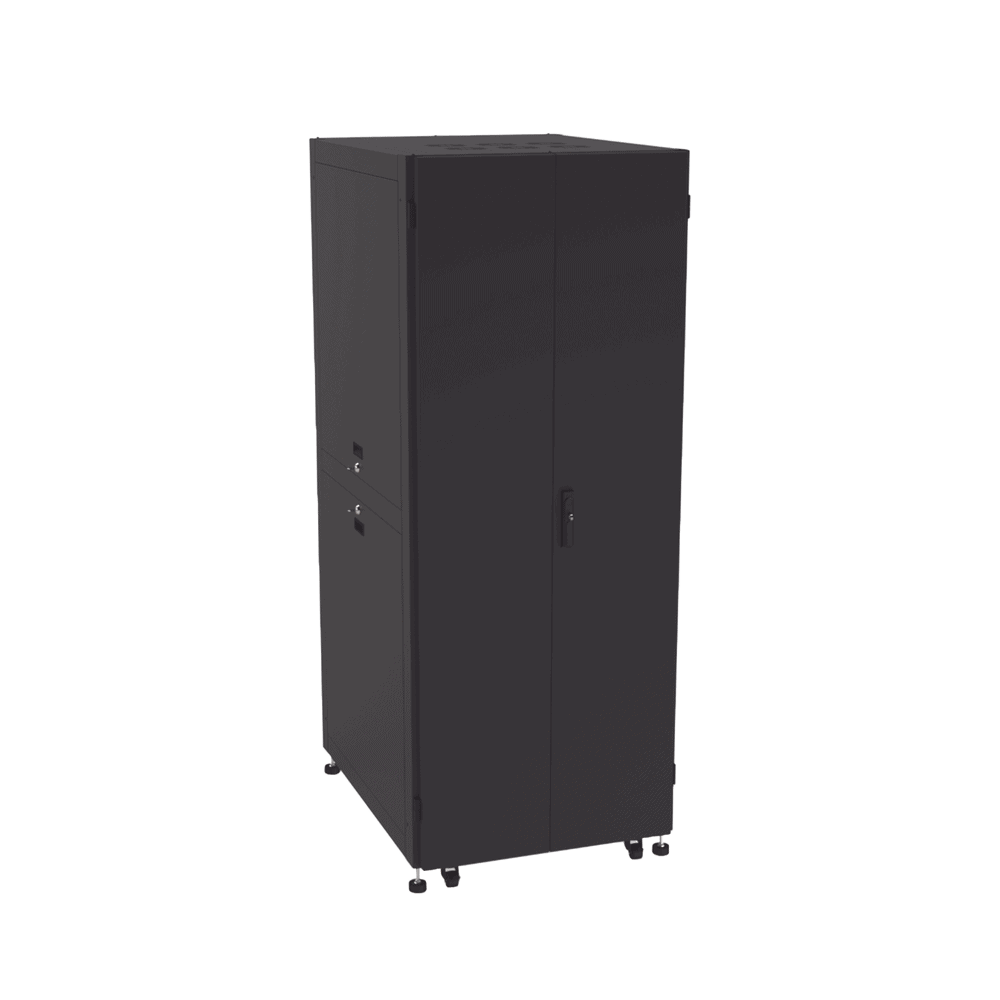 LP8010042UR2-AD-9-l Gabinete para Telecomunicaciones Rack Estándar de 19", 42UR, 800 mm Ancho x 1000 mm Profundidad. Fabricado en Acero, Se envía el Gabinete Armado. LP-80100-42UR2 10