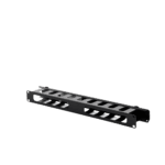 Organizador de Cables Horizontal de 1U para Rack de 19" con Cubierta Metálica LPCM04-AD-3-l