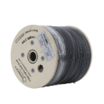 Carrete de 2 km de Fibra Óptica Drop Plana, Interior/Exterior G.657A2 Monomodo de 2 hilos (bifibra), Dieléctrica, Forro Negro, (No Soporta Conectores Mecánicos) LPDROPA22C_2KM-AD-1-l