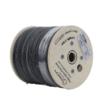 Carrete de 2 km de Fibra Óptica Drop Plana, Interior/Exterior G.657A2 Monomodo de 2 hilos (bifibra), Dieléctrica, Forro Negro, (No Soporta Conectores Mecánicos) LPDROPA22C_2KM-l