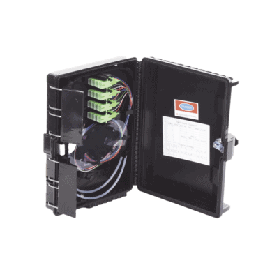 Cierre de Empalme para 24 fusiones de fibra óptica, Interior/Exterior, con 16 acopladores SC/APC y splitter 1x16 SC/APC Incluido, IP65