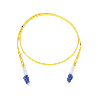 Jumper de Fibra Óptica Monomodo LC/LC Duplex de 1 metro