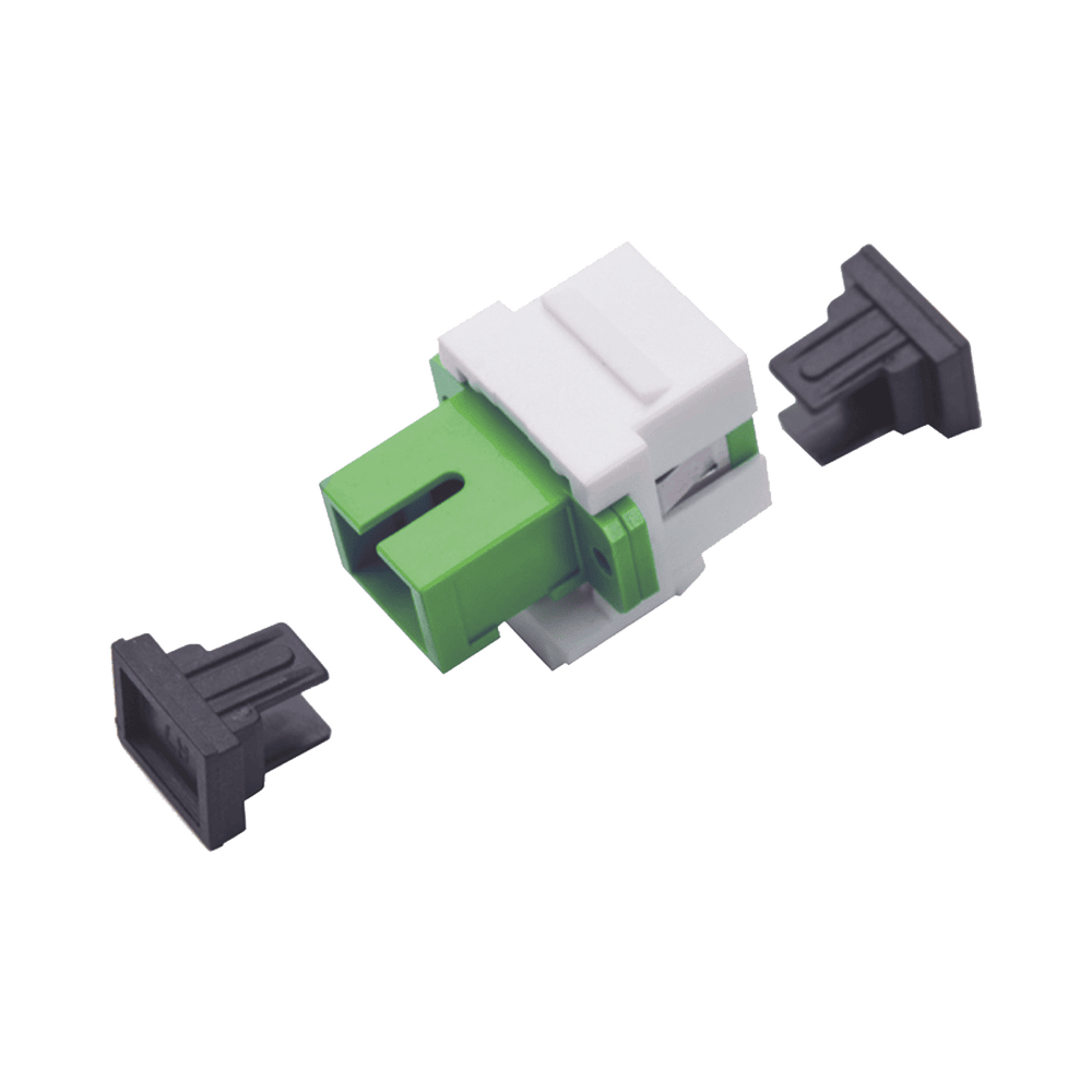 LPFOAD6150-AD-1-l Acoplador Keystone de Fibra Óptica Monomodo SC/APC Simplex a SC/APC LP-FO-AD-6150 2
