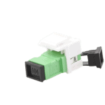 Acoplador Keystone de Fibra Óptica Monomodo SC/APC Simplex a SC/APC LPFOAD6150-AD-2-l