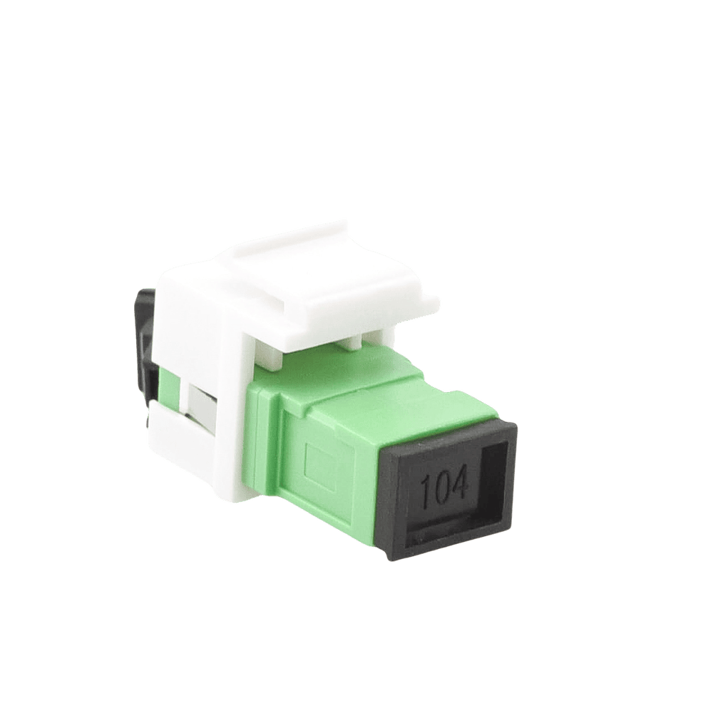 LPFOAD6150-AD-5-l Acoplador Keystone de Fibra Óptica Monomodo SC/APC Simplex a SC/APC LP-FO-AD-6150 6
