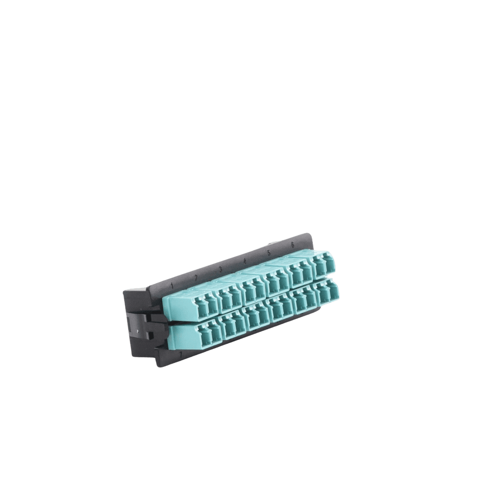 LPFOLCD12MM-AD-2-l Placa Acopladora para Distribuidor de Fibra Óptica LP-ODF-8024, Incluye 12 Acopladores LC Duplex para Fibra Multimodo LP-FO-LC-D12-MM 3