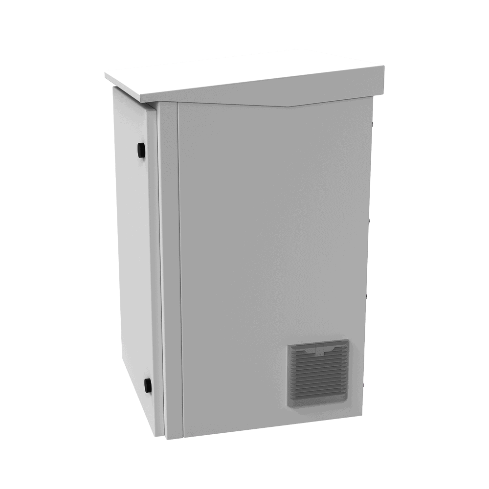 LPFORTE16UR3-AD-5-l Gabinete de Exterior con Rack de 19" de 16U con Ventiladores y Termostato, Se envía el Gabinete Armado. (Montaje a poste o torre se vende por separado). LP-FORTE-16U-R3 6