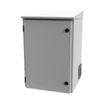 Gabinete de Exterior con Rack de 19" de 16U con Ventiladores y Termostato, Se envía el Gabinete Armado. (Montaje a poste o torre se vende por separado). LPFORTE16UR3-l