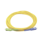 Jumper de Fibra Óptica Monomodo SC/UPC SC/APC Simplex, color amarillo 1 metro LPFOSCUSCA01-l