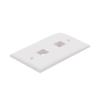 Placa de Pared de 2 Puertos, Keystone, Color Blanco LPFP17-AD-1-l