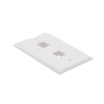 Placa de Pared de 2 Puertos, Keystone, Color Blanco LPFP17-AD-4-l