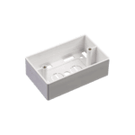 Caja de Pared Universal, Color blanco, Para montaje con Placas de Pared LPFP33-l