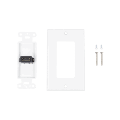 Placa de Pared 1 Puerto HDMI Hembra a Hembra