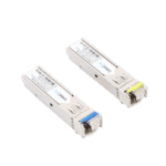 Transceptores Ópticos Industriales Bidireccionales SFP (Mini-Gbic) / Monomodo 1310 & 1550 nm / 1.25 Gbps / 1000BASE-BX / Conector LC/UPC Simplex / DDM / Hasta 5 km / 2 Piezas LPINDSFPBD1G5-AD-2-l
