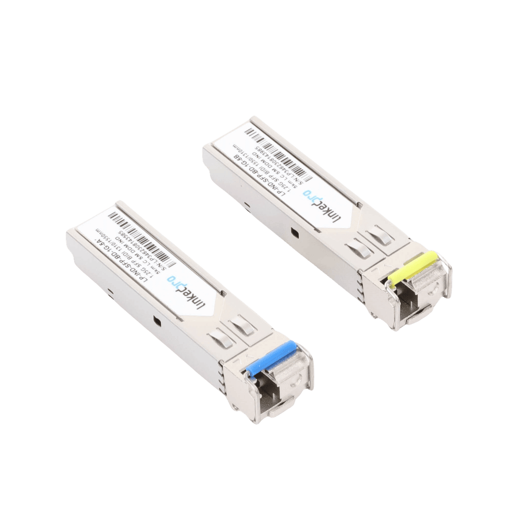 LPINDSFPBD1G5-AD-2-l Transceptores Ópticos Industriales Bidireccionales SFP (Mini-Gbic) / Monomodo 1310 & 1550 nm / 1.25 Gbps / 1000BASE-BX / Conector LC/UPC Simplex / DDM / Hasta 5 km / 2 Piezas LP-IND-SFP-BD-1G-5 3