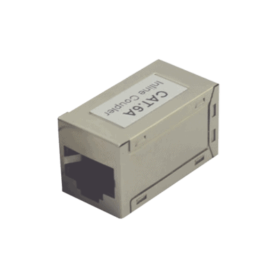Acoplador STP Cat6A Hembra RJ45 a RJ45 Hembra