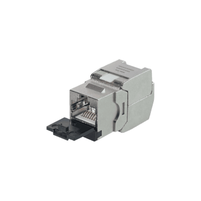 Módulo Jack STP Keystone Toolless (Sin Herramienta) CAT6A con Tapa