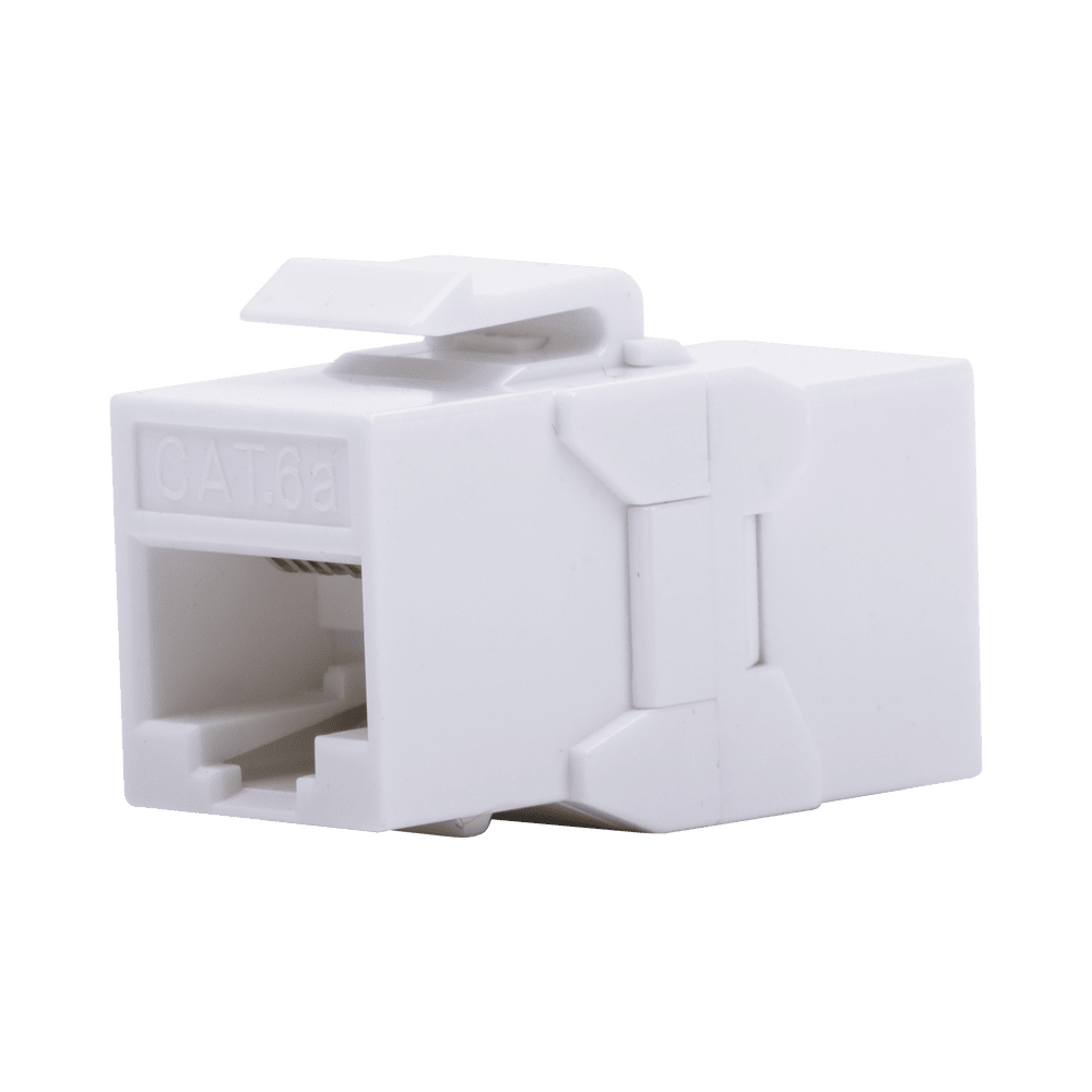 LPKJUC6A-LAT-IZQ-l Acoplador UTP Cat6A Hembra RJ45 a RJ45 Hembra Color Blanco LPKJUC6A 3