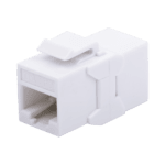 Acoplador UTP Cat6A Hembra RJ45 a RJ45 Hembra Color Blanco LPKJUC6A-l