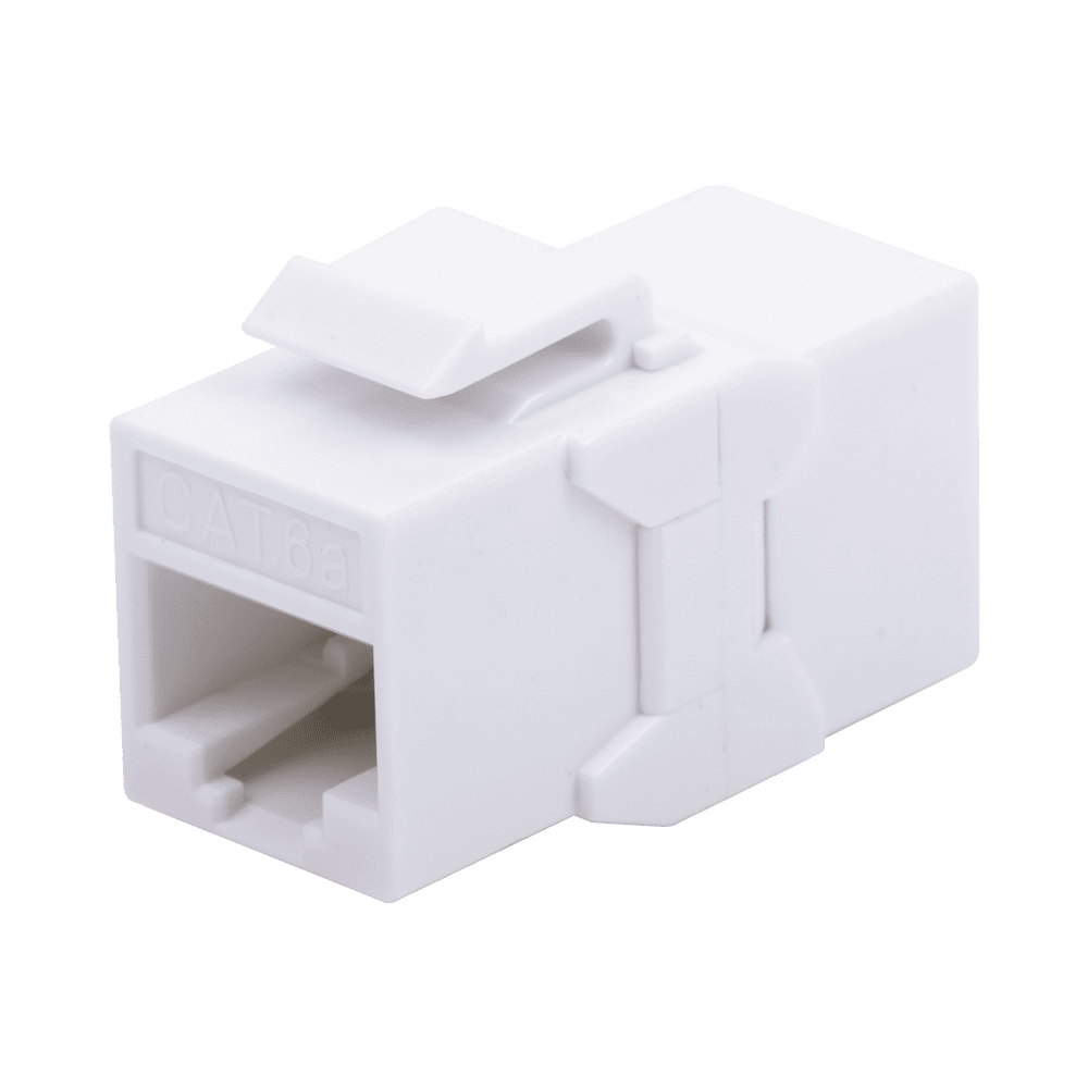 LPKJUC6A-l Acoplador UTP Cat6A Hembra RJ45 a RJ45 Hembra Color Blanco LPKJUC6A 1