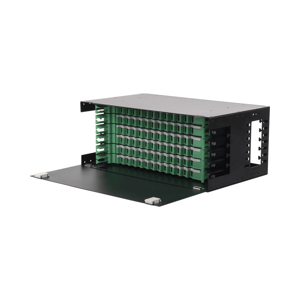 LPODF8072-AD-2-l Distribuidor de Fibra Óptica con Bandejas Deslizables, Vacío, 19 Pulgadas, Acepta 72 Adaptadores LC Duplex o LC Simplex o 72 SC Simplex, 4U LP-ODF-8072 3