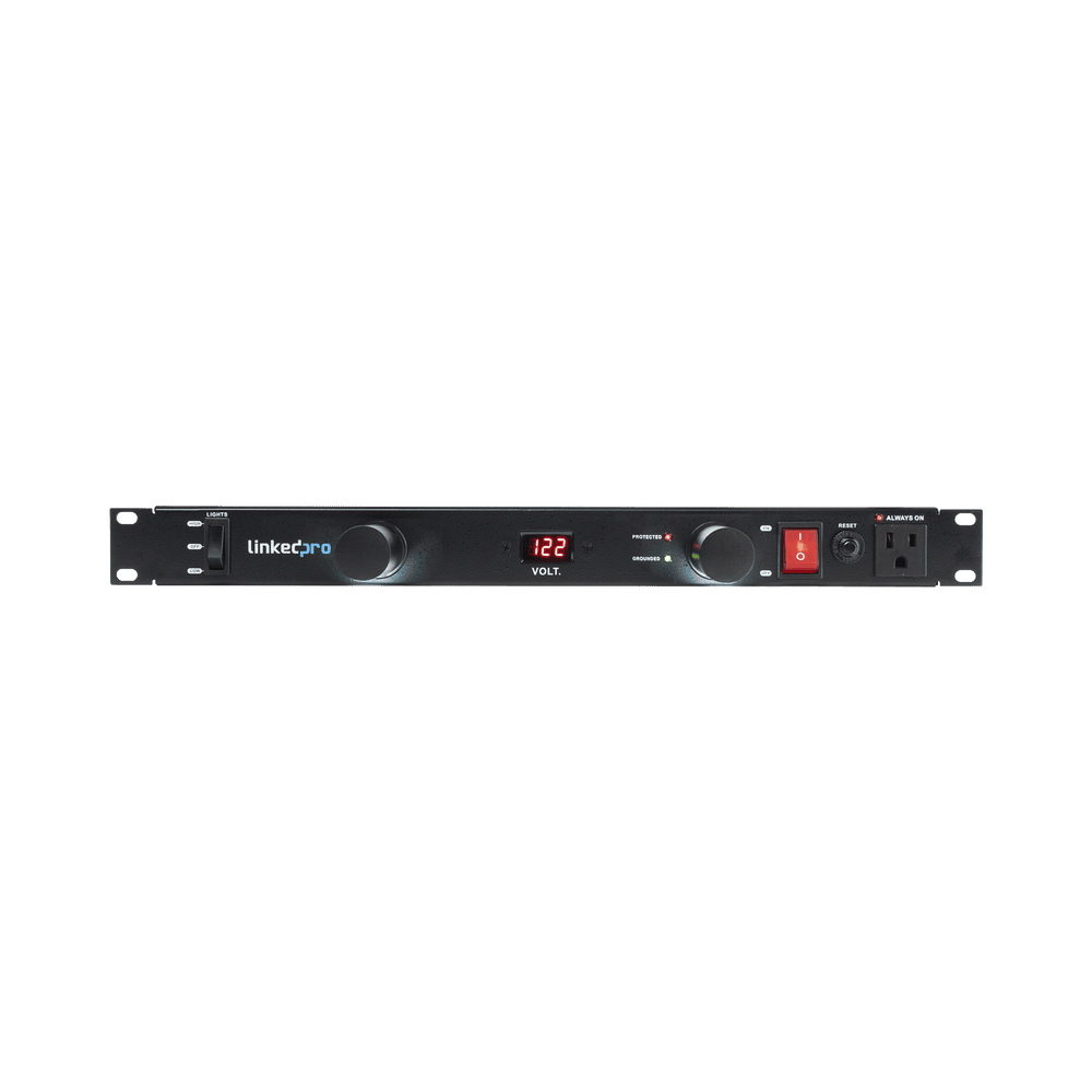 LPPDU11DP-l PDU para Distribución de Energía, Montaje en Rack, 11 salidas, Instalación Horizontal, de 19in, 1U, 15 Amp, 120 Vca, Con Indicador Led Y Display LP-PDU-11DP 1
