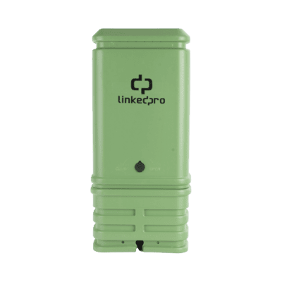 Pedestal para Cajas de Empalme de Fibra Óptica tipo Cubo Color Verde con Bracket Estandar (No incluye caja de empalme)