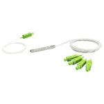 Splitter (Divisor Óptico) tipo PLC, de 1x4, conectores SC/APC LPPLC1X4APC-l