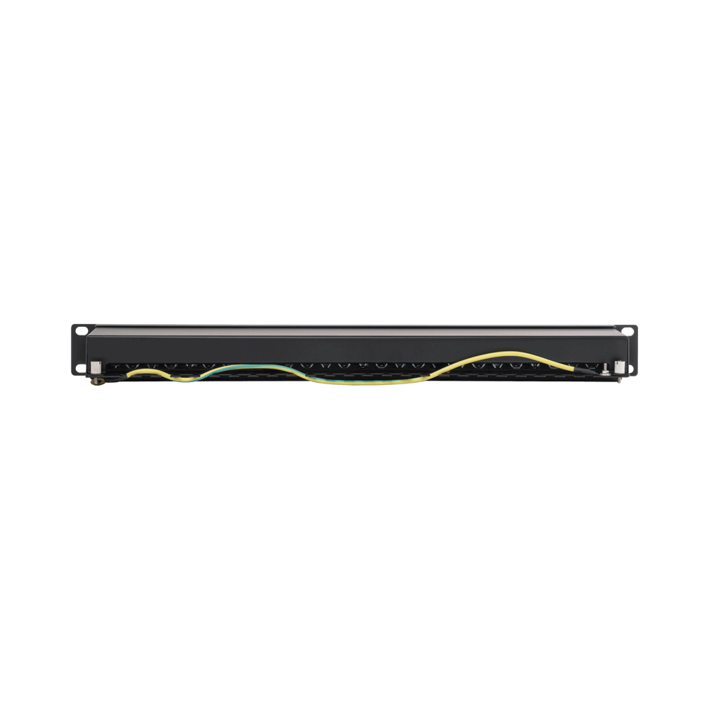 LPPP630-AD-1-l-1 Panel de Parcheo de Impacto (110) Blindado (STP) de 24 Puertos Cat6, 19 Pulgadas LP-PP-630 2