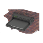 Rack Abierto de Montaje en Pared, de 19in, de 2 Unidades de Rack, con Charola de 460 mm de Profundidad, Se envía el Gabinete Armado. LPRAP1802-l