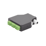 Distribuidor de Fibra Óptica para Riel Din, 6 Acopladores SC/APC Duplex Monomodo con Charola de Empalme LPRDSCASM-AD-1-l