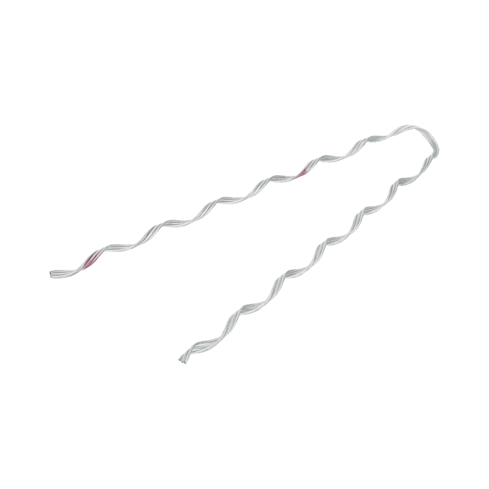 LPRP0406-AD-1-l Remate Preformado de Acero Galvanizado para fibra Mini-ADSS diámetros 5.5 - 6.5 mm (Identificador color ROJO, anteriormente era color AMARILLO) LP-RP0406 2
