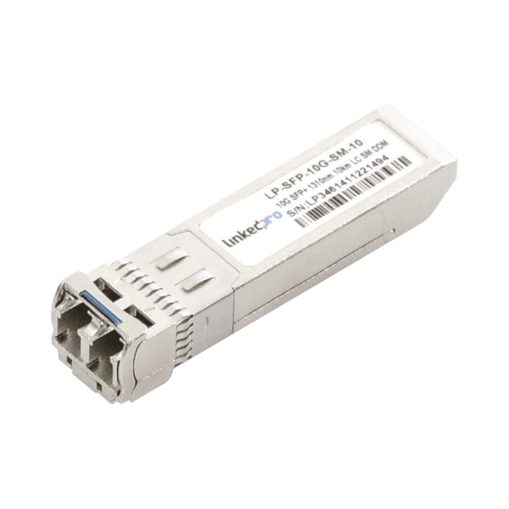 LPSFP10GSM10-l Transceptor Óptico SFP+ (Mini-Gbic) / Monomodo 1310 nm / 10 Gbps / 10GBASE-LR / Conectores LC/UPC Dúplex / DDM / Hasta 10 km LP-SFP-10G-SM-10 1