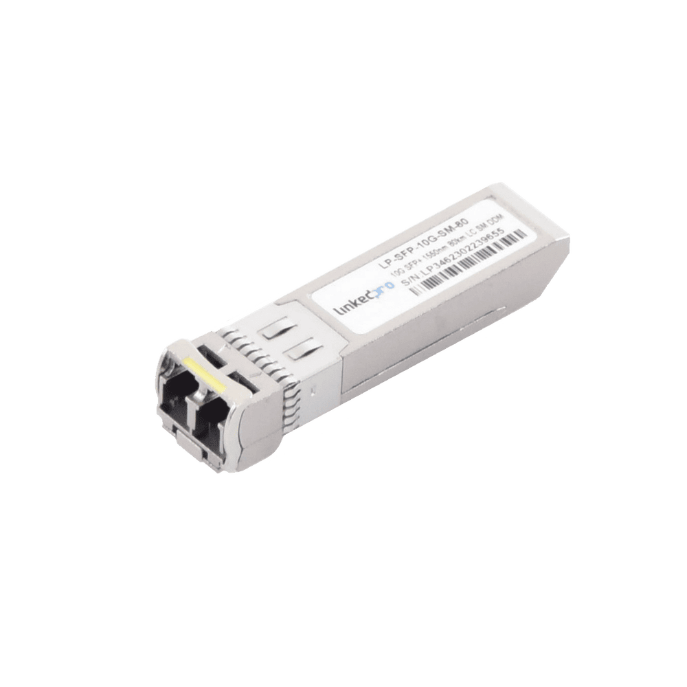 LPSFP10GSM80-l Transceptor Óptico SFP+ (Mini-Gbic) / Monomodo 1550 nm / 10 Gbps / 10GBASE-ZR / Conectores LC/UPC Dúplex / DDM / Hasta 80 km LP-SFP-10G-SM-80 1