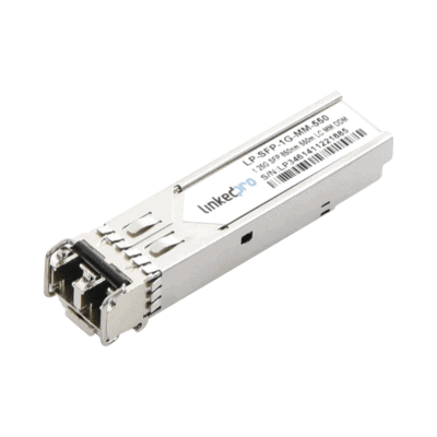 Transceptor Óptico SFP (Mini-Gbic) / Multimodo 850 nm / 1.25 Gbps / 1000BASE-SX / Conectores LC/UPC Dúplex / DDM / Hasta 550 m