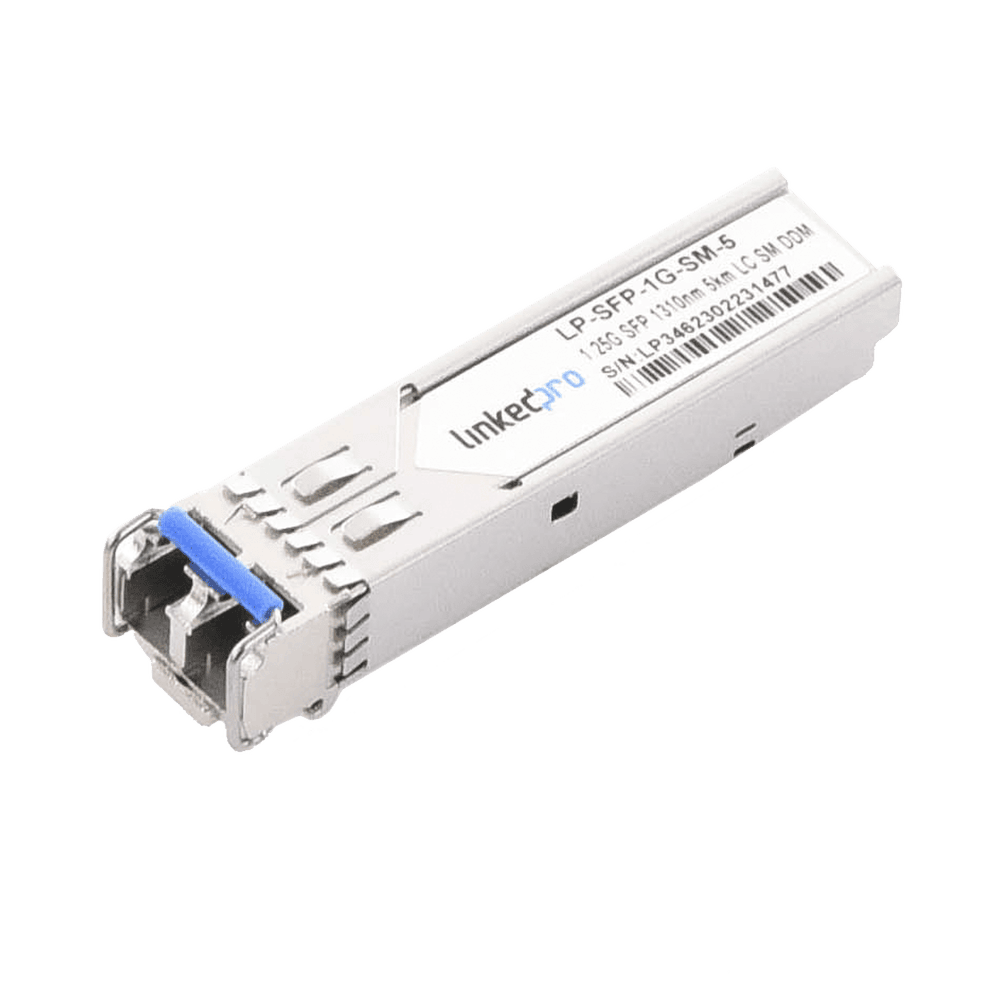 LPSFP1GSM5-l Transceptor Óptico SFP (Mini-Gbic) / Monomodo 1310 nm / 1.25 Gbps / 1000BASE / Conectores LC/UPC Dúplex / DDM / Hasta 5 km LP-SFP-1G-SM-5 1