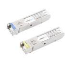 Transceptores Ópticos Bidireccionales SFP (Mini-Gbic) / Monomodo 1310 & 1550 nm / 1.25 Gbps / 1000BASE-BX / Conector LC/UPC Simplex / DDM / Hasta 40 km / 2 Piezas LPSFPBD1G40-l