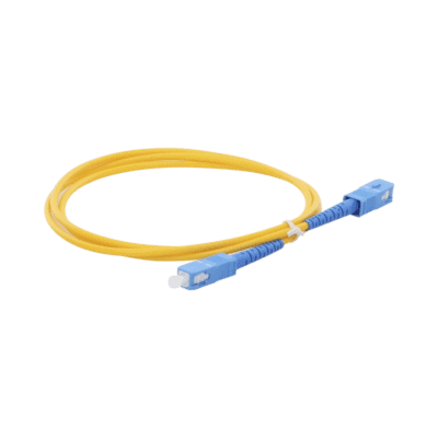 Jumper de Fibra Óptica Monomodo SC/UPC-SC/UPC Simplex de 1 Metro (3.28 Pies), 3mm