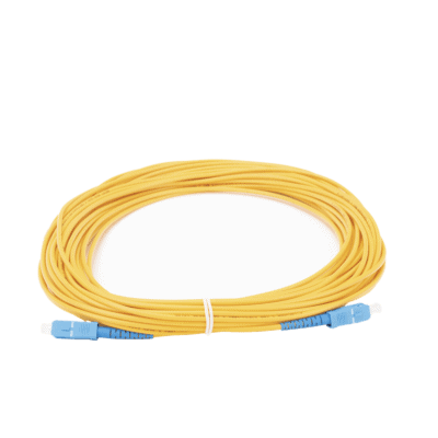 Jumper de Fibra Óptica Monomodo SC/UPC-SC/UPC Simplex de 10 Metros (32.81 Pies), 3mm