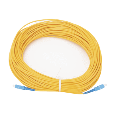 Jumper de Fibra Óptica Monomodo SC/UPC-SC/UPC Simplex de 40 Metros (131.23 Pies), 3mm
