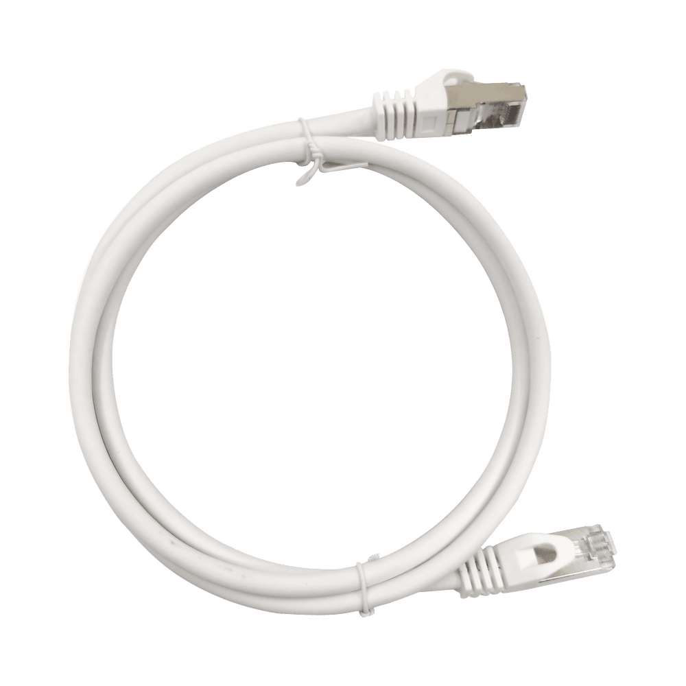 LPSTP6A300WH-l Patch Cord Cat6A 10G Blindado 3.0 Metros (9.84 Pies) Blanco LP-STP-6A-300WH 1