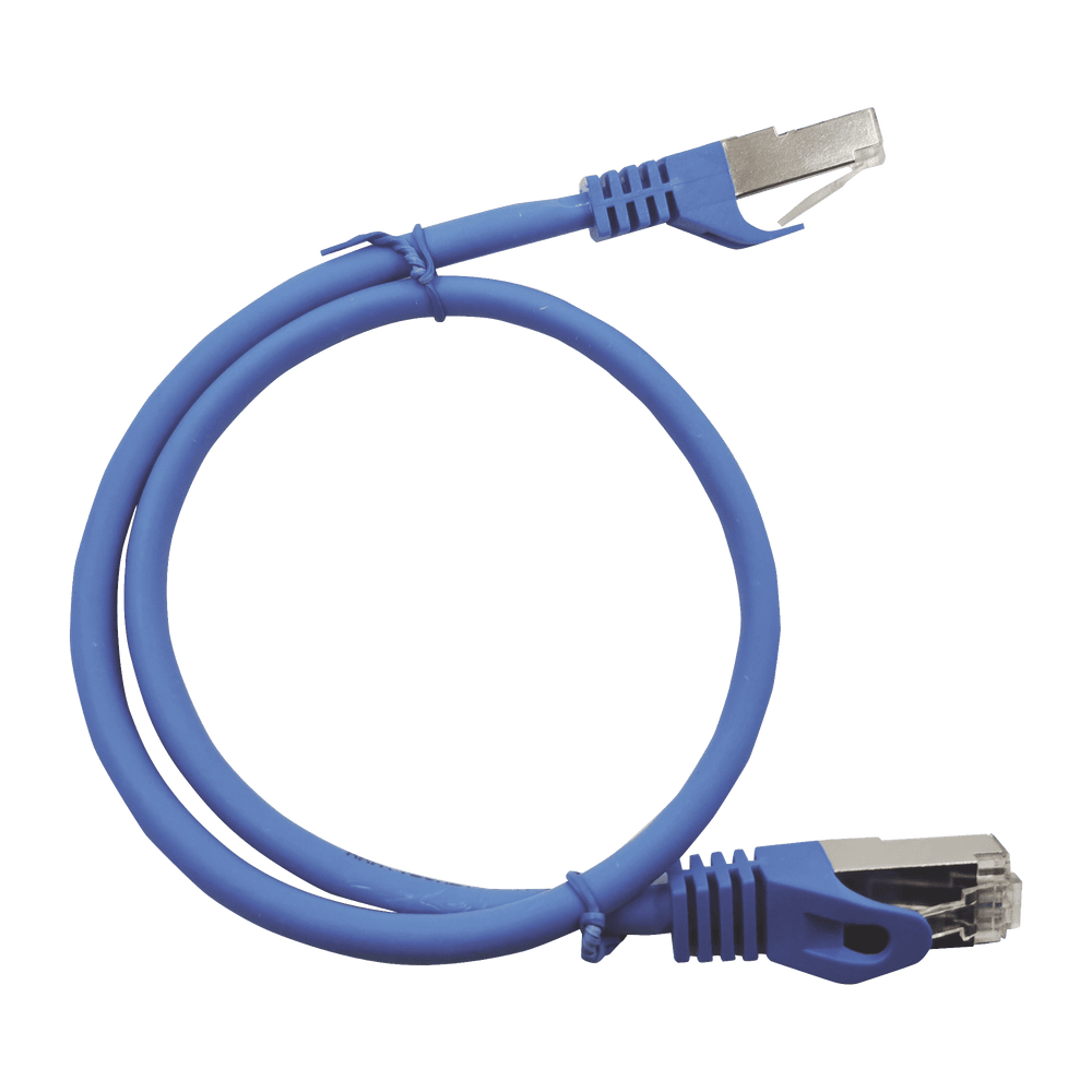 LPSTP6A700BU-l Patch Cord Cat6A 10G Blindado 7.0 Metros (22.96 Pies) Azul LPSTP6A700BU 1