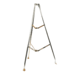 Montaje de tripie para exterior, altura total del tripie 1.52 m. Compatible con mástiles de hasta 3 m de largo 1 1/4 a 2" de diámetro LPTP2-AD-1-l