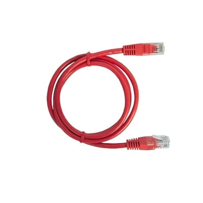 Cable de Parcheo UTP Cat6 - 0.5 Metros (1.64 Pies) - Rojo