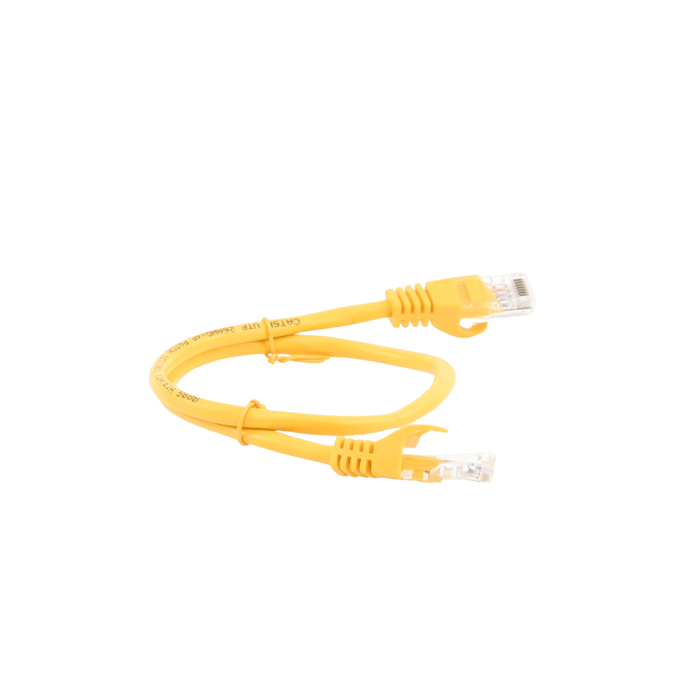 LPUT3050YE-AD-4-l Cable de Parcheo UTP Cat5e - 0.5 Metros (1.64 Pies) - Amarillo LP-UT3-050-YE 5