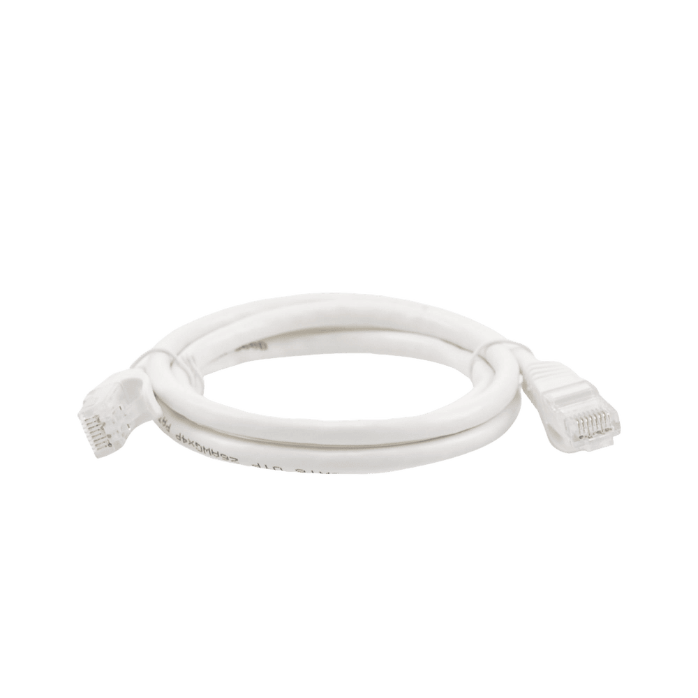 LPUT6100WH-AD-1-l Cable de Parcheo UTP Cat6 - 1 Metro (3.28 Pies) - Blanco LP-UT6-100-WH 2
